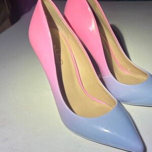 Aldo Vibrant Pink and Blue Women's Heels